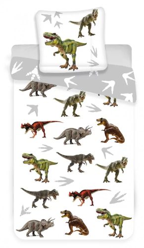 Dinoszaurusz gyerek ágyneműhuzat 100×135cm, 40×60 cm
