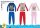 Zimowa gruba bawełniana pijama dziecięca - pijama flanelowa - Baby Shark - jasny róż - 116