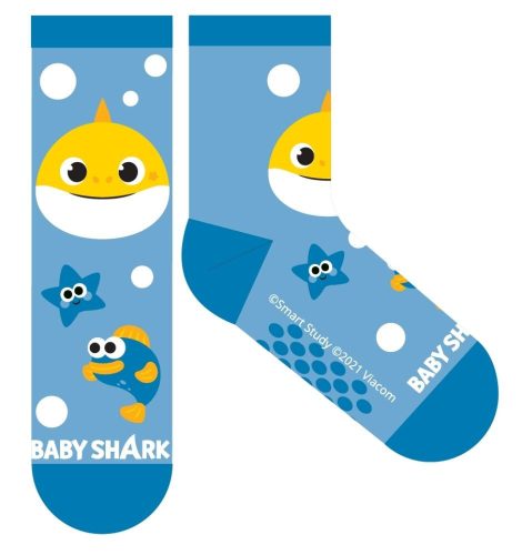 Baby Shark non-slip thermal plush regular socks for children