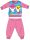 Baby Shark winter thick baby pajamas - cotton flannel pajamas - pink - 86