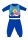 Baby Shark Winter-Babypyjama aus Baumwolle – Interlock-Pyjama – Mittelblau – 86