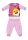 Baby Shark Winter-Babypyjama aus Baumwolle – Interlock-Pyjama – Hellrosa – 86