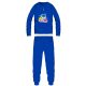 Baby Shark winter cotton children's pajamas - interlock pajamas - medium blue - 110