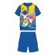 Letnia pijama dziecięca z krótkimkymkymkym włyvem Baby Shark - bawełniana pijama z dżerseju - średni niebiesko-żółty - 110