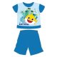 Baby Shark summer short-sleeved baby pajamas - cotton jersey pajamas - medium blue - 80