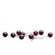 Insertable cyclamen beads 1 bag