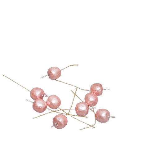 Beszúrható rózsaszín alma pick 2 cm