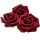 Trandafir din spuma burgundy 7 cm fara tulipa