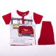 Short-sleeved cotton children's pajamas - Verdák - competitive - red - 128