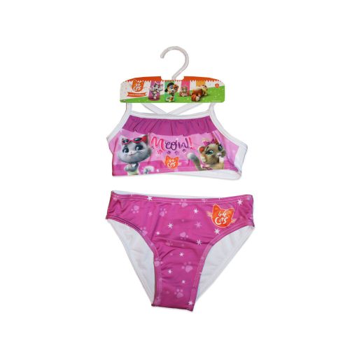 44 Csacska cat two-piece swimsuit for little girls - white - 104