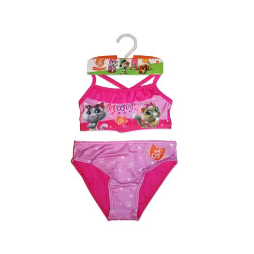 44 Csacska cat two-piece swimsuit for little girls - pink - 116