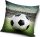 Soccer pillow, decorative pillow 40x40 cm