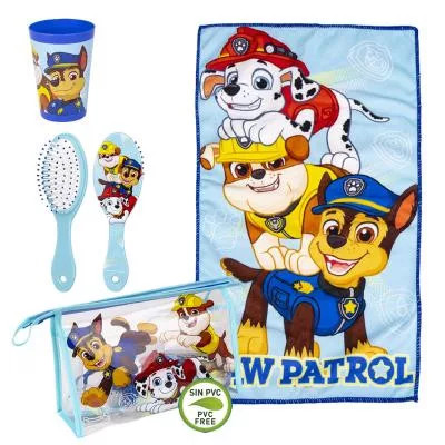 A fun Paw Patrol cleaning kit