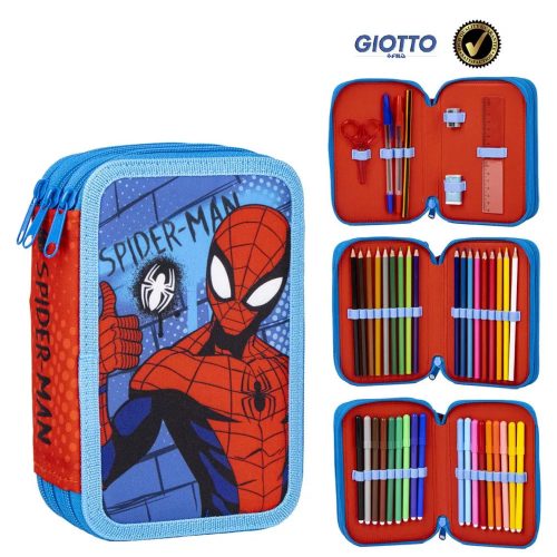 Suport pentru stylou Spiderman umplut cu 3 straturi