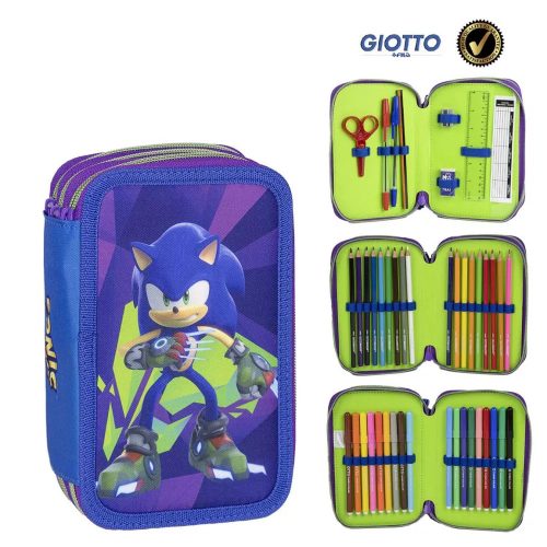 Sonic the Hedgehog pen holder filled with 3 floors