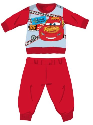 Disney Verdák winter cotton baby pajamas - interlock pajamas - red - 86