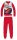 Zimowa, bawełniana piżama dziecięca Disney Verdák - piżama interlock - z napisem Racing Hero - czerwona - 110
