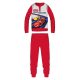 Pijamale pentru copii din bumbak de jărnă Disney Verdák - pijamale interlock - cu inscripții Racing Hero - red - 110