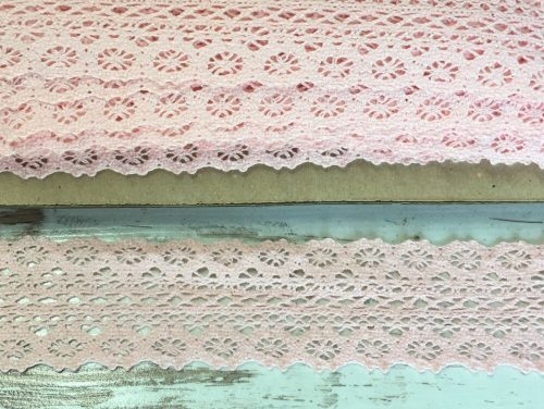 Cotton lace - pink 4.5cm*20 meters