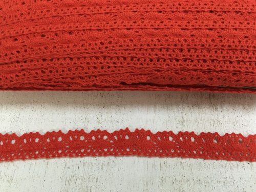 Red Cotton lace 2cm*20m