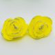 Sparkling 3 cm yellow foam rose