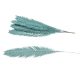 Glitter feather turquoise