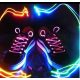 Luminous shoelaces, LED shoelaces 1 pair Double color (Blue/Green)