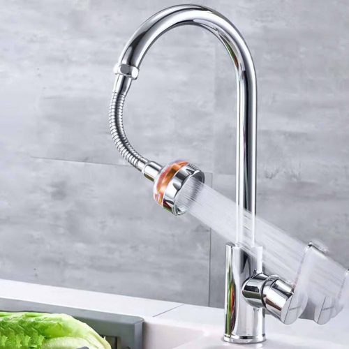 Cap de robinet BLux pentru chiuvetă, care economisește apa, lung, culoare bronz