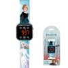 Cyfrowy zegarek LED na rękę Disney Frozen Sisters