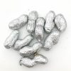 Silberne Haselnüsse 10 Stück/Verpackung