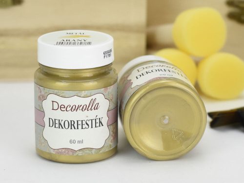 Decorolla Metallic-Dekorfarbe 60 ml Gold
