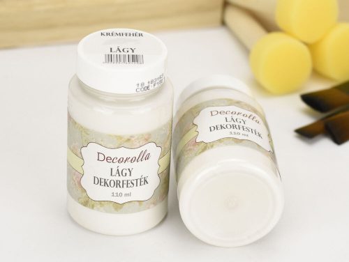 Decorolla Soft-Dekorfarbe 110 ml, Cremeweiß