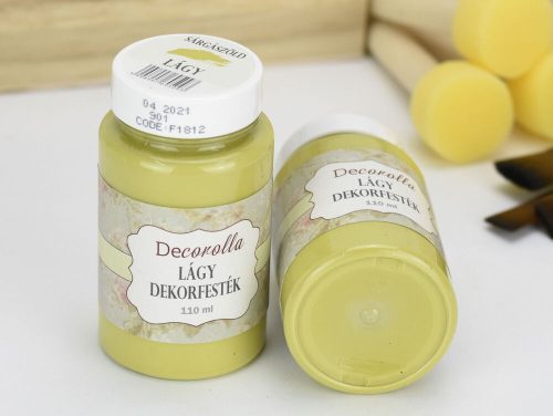 Decorolla weiche Dekorfarbe 110 ml gelbgrün