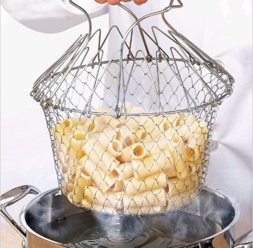 Multifunctional cooking basket