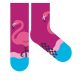 Flamingo non-slip thermal plush normal socks for children