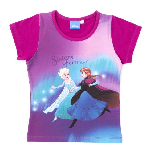 Ice Magic Girl Kurzarm-T-Shirt – Baumwoll-T-Shirt – Burgunderrot_110