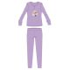 Disney Frozen cotton flannel pajamas - winter thick children's pajamas - light purple - 104