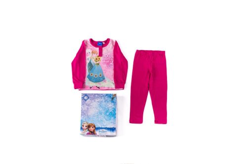 Langer Kinderpyjama aus dünner Baumwolle – Ice Magic – 104 – Rosa