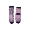 Non-slip children's ankle socks - Ice magic - full plush - light purple - 31-34