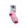 Non-slip children's ankle socks - Ice magic - plush - heart pattern - light pink - 27-30