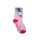 Non-slip children's ankle socks - Ice magic - plush - heart pattern - light pink - 31-34