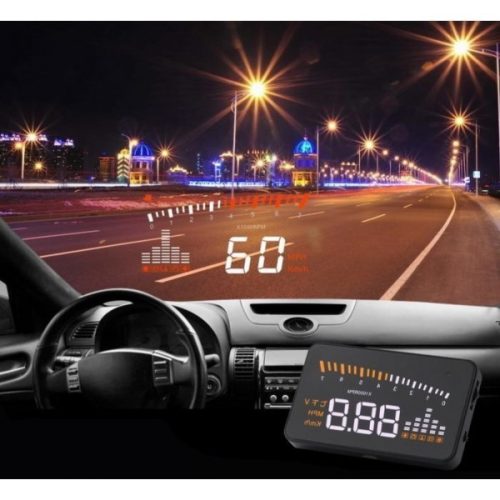 OBD HUD Head Up Display on-board computer projecting onto the windshield