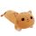 Pisică longu - pisică de plush, maro (60 cm)
