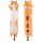 Long cat - long plush cat, brown (70cm)