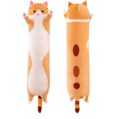 Pisică lung - pisică lung de plush, maro (70 cm)