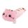 Pernă lung pentru pisici - pisică de plush, roz (60cm)