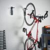 Wall-mounted bicycle storage, bicycle storage