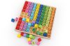 Multiplication table practice, math game, wooden game
