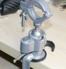 Vise, bench vise for hand drill (360° rotatable)