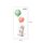 Animal Wall Sticker for Kids Bunny with Two Balloons